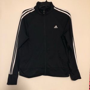Adidas Black Zip Up Jacket Size Large